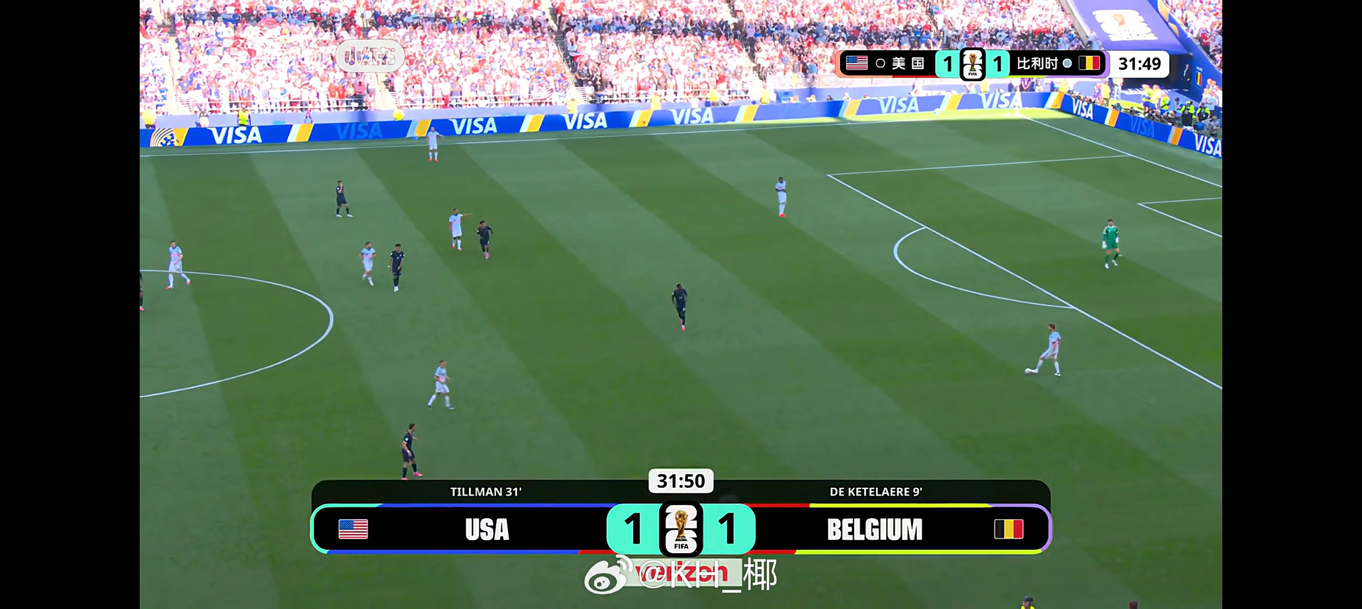 美国1-1扳平 