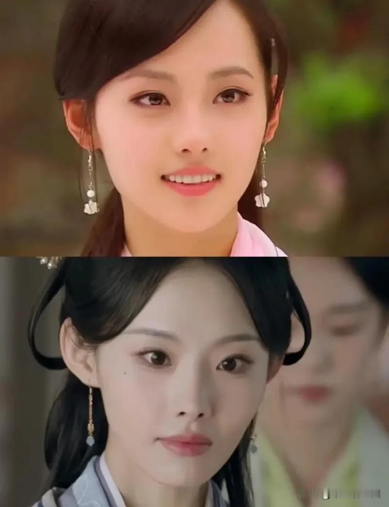 王婷与张嘉倪长得好像啊，尤其是眼睛，看锦月如歌的时候还以为是张嘉倪演的。为啥五官