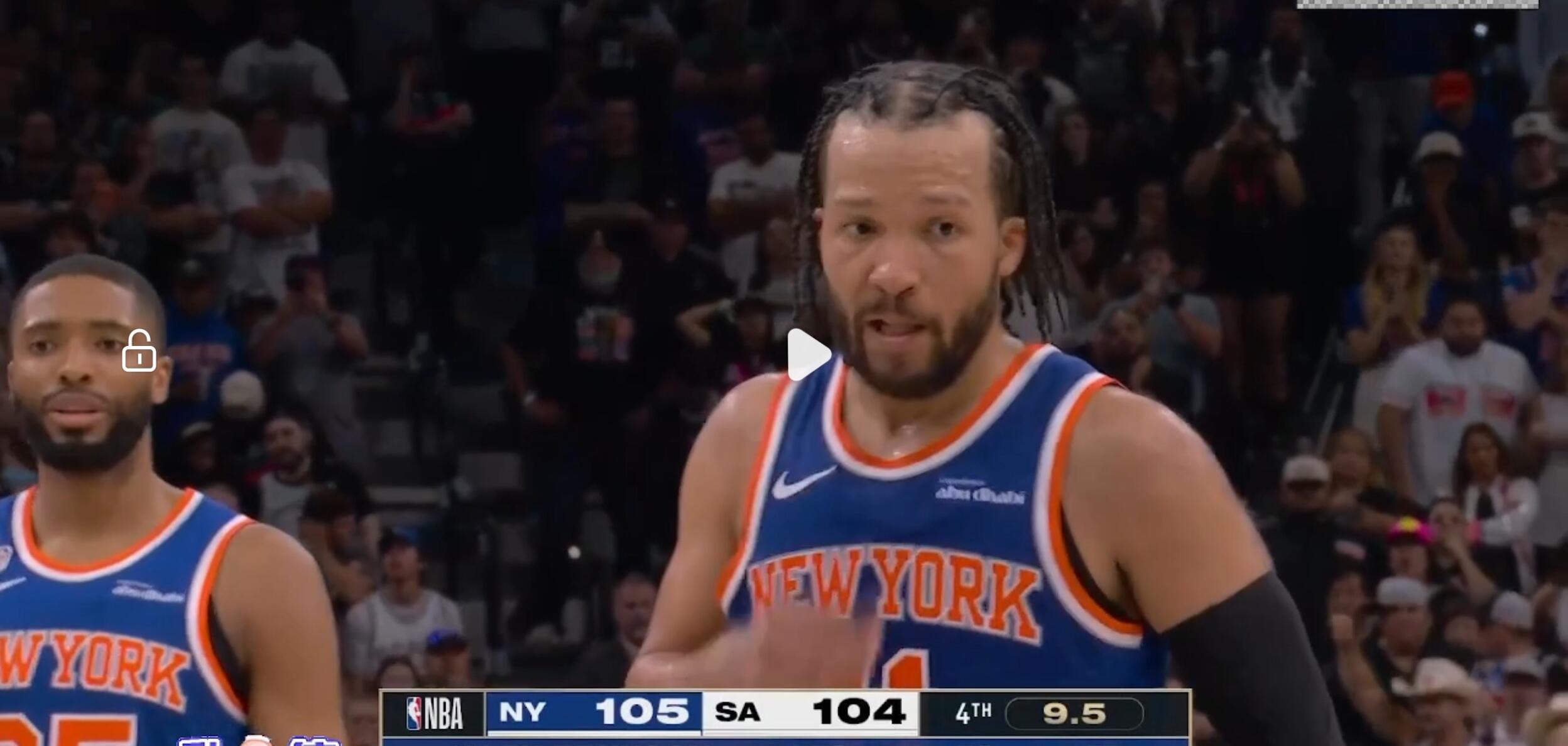 NBA总决赛尼克斯1分险胜马刺文班亚马关键失误，文班绝杀不中，0-2落后总决赛G
