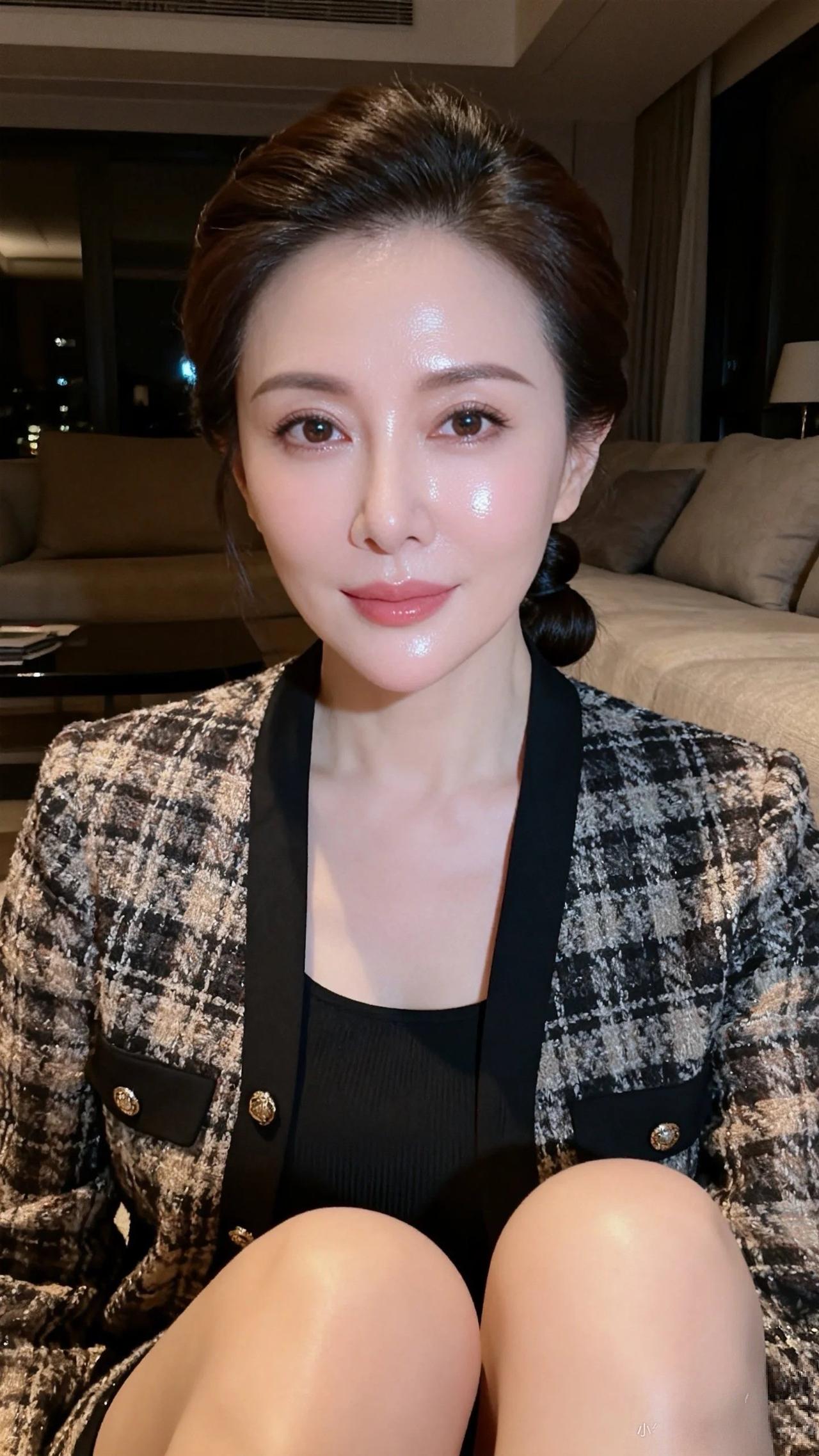 好像在哪个短剧里看过她，年纪不大，但适合演短剧里的知性妇女，也是找到了合适的赛道