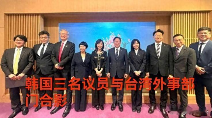 韩国三名议员窜访台湾，其中一名议员为韩国执政共同民主党议员！

性质为官方往来！