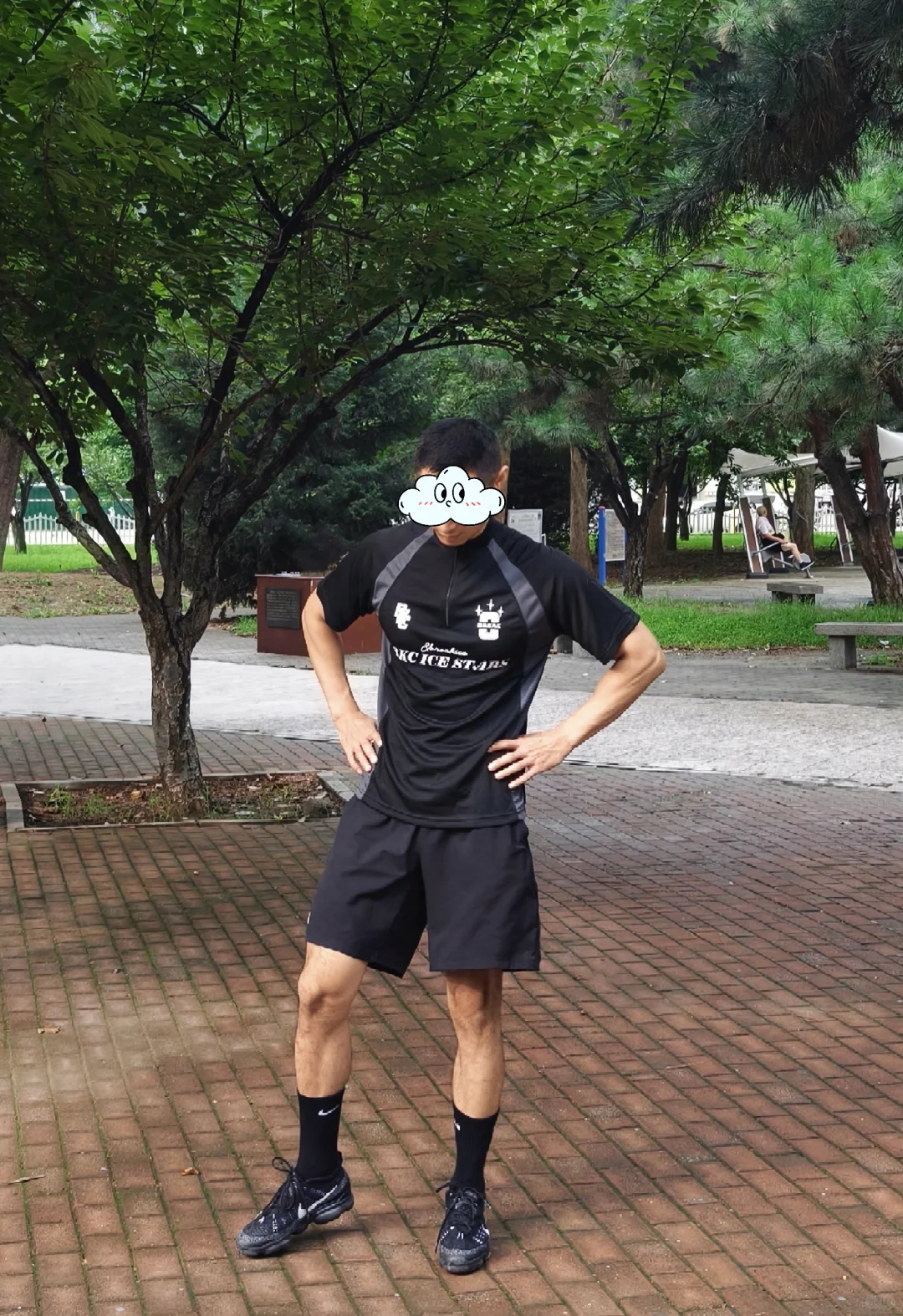 健身练成衣架子