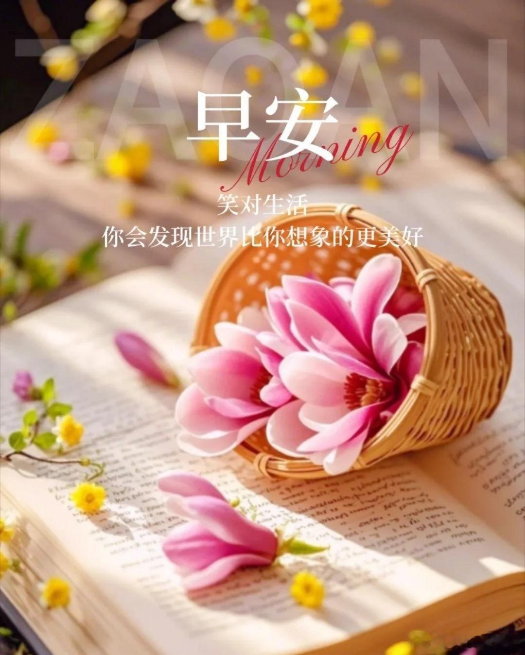 早安 新的一天，别被繁杂琐事困住心情。生活万般皆常态，随心自在，知足欢喜，就是最
