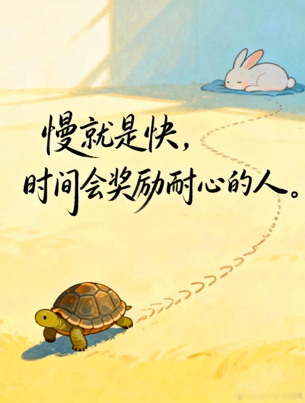 炒股最顶级的智慧：慢，才是最快的捷径✨龟兔赛跑的道理，小时候都懂，长大走进股市，