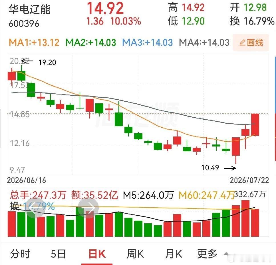 不得不说的电力板块。今天立新能源五进六成功，奠定了此股在整个板块中的主导地位。不