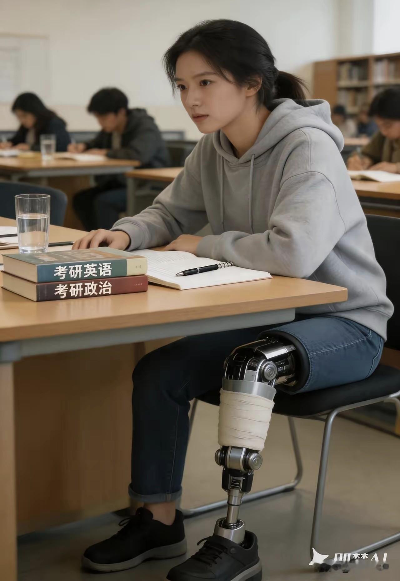 18岁断腿女孩秦小佩，顽强参加高考足以让人敬佩！网友披露她的“断腿”，是为救人所