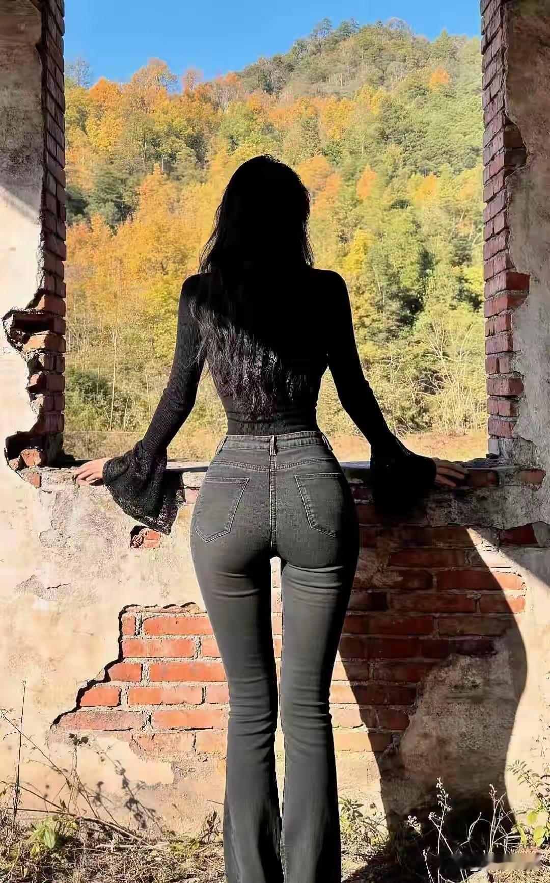 秋风起，红叶飘，独倚残墙思旧时。牛仔裤怎么选舒适又显瘦?