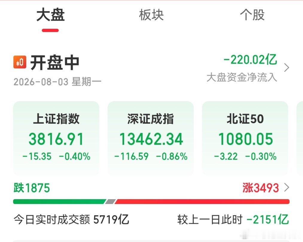 个股 涨的好多 可是大盘还是绿油油