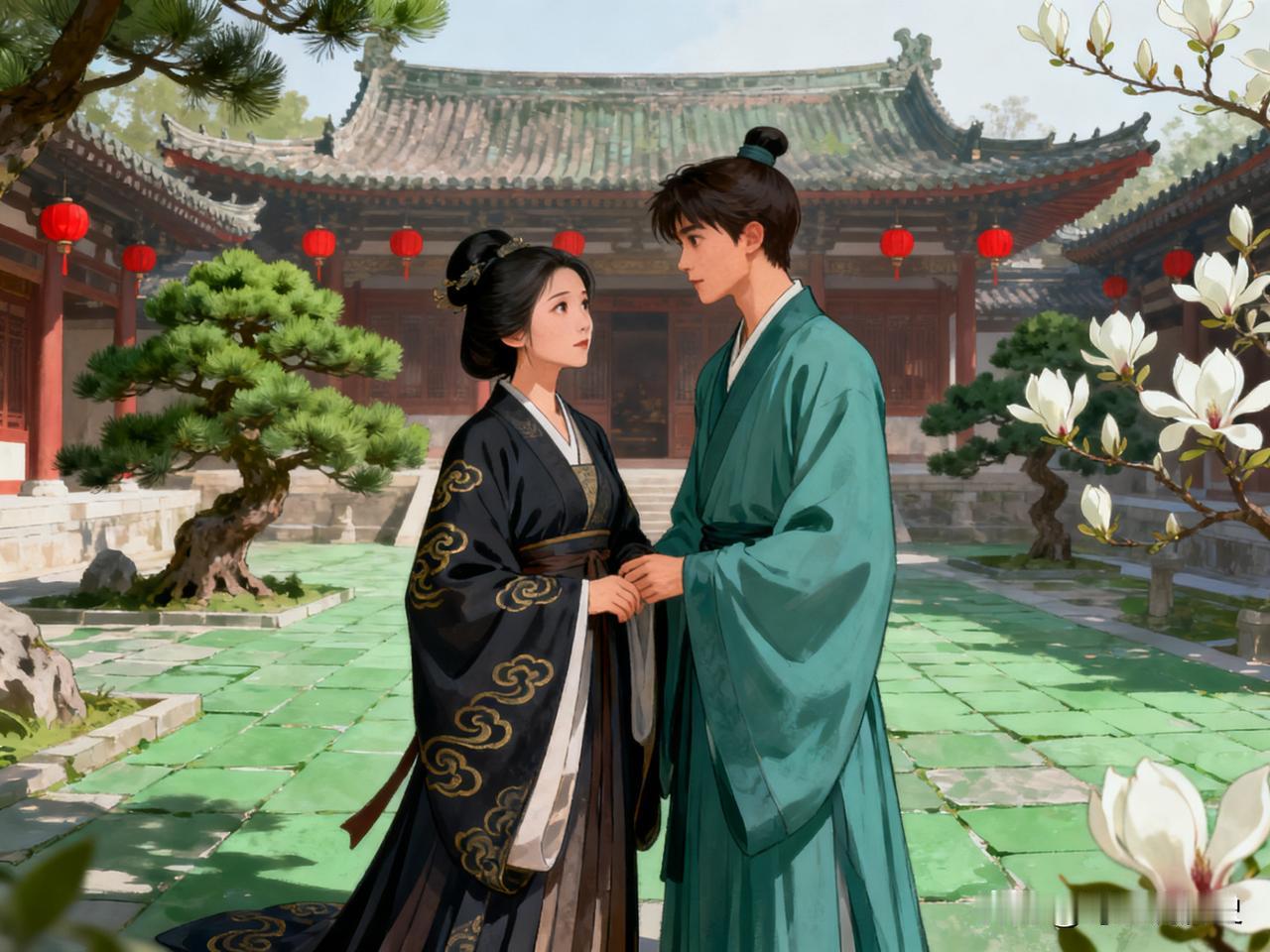 流落匈奴12年的蔡文姬，被师兄曹操重金赎回中原。没多久，35岁的蔡文姬，被曹操赐