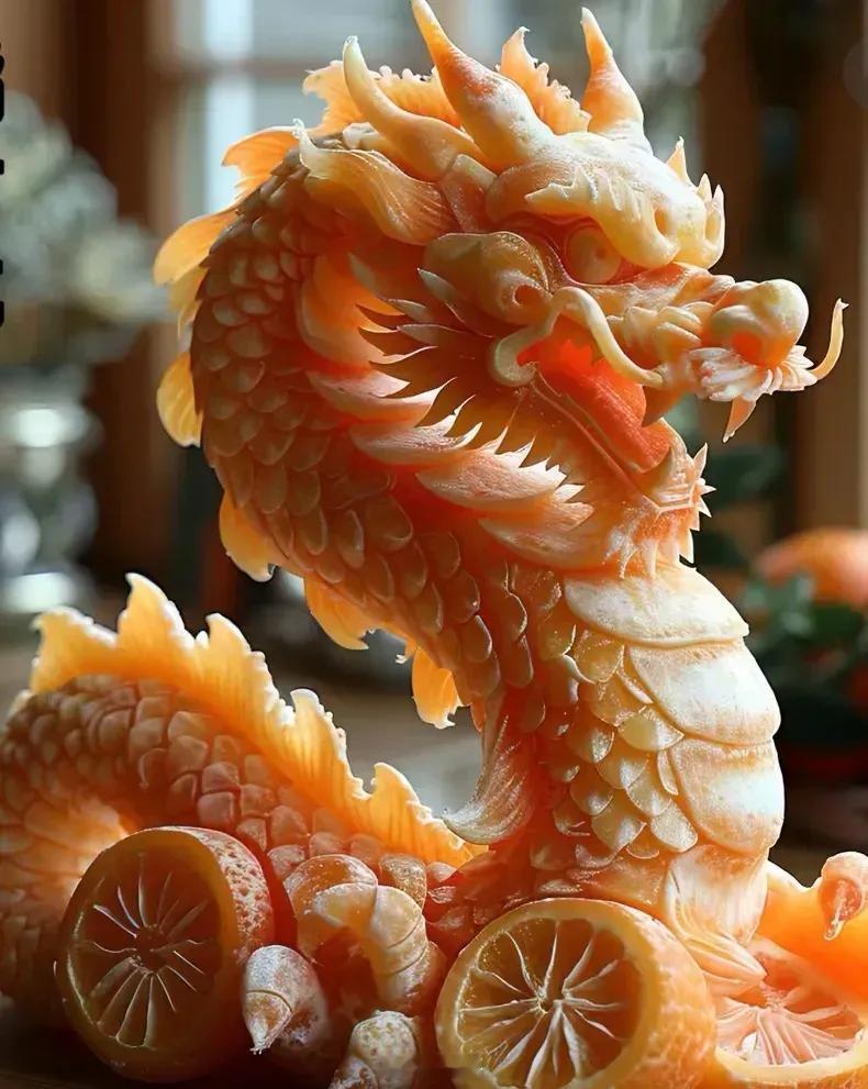 这是一位网友发的，他是农民，种橘子的，对橘子自然有感情，闲来无事，就利用橘子拼成