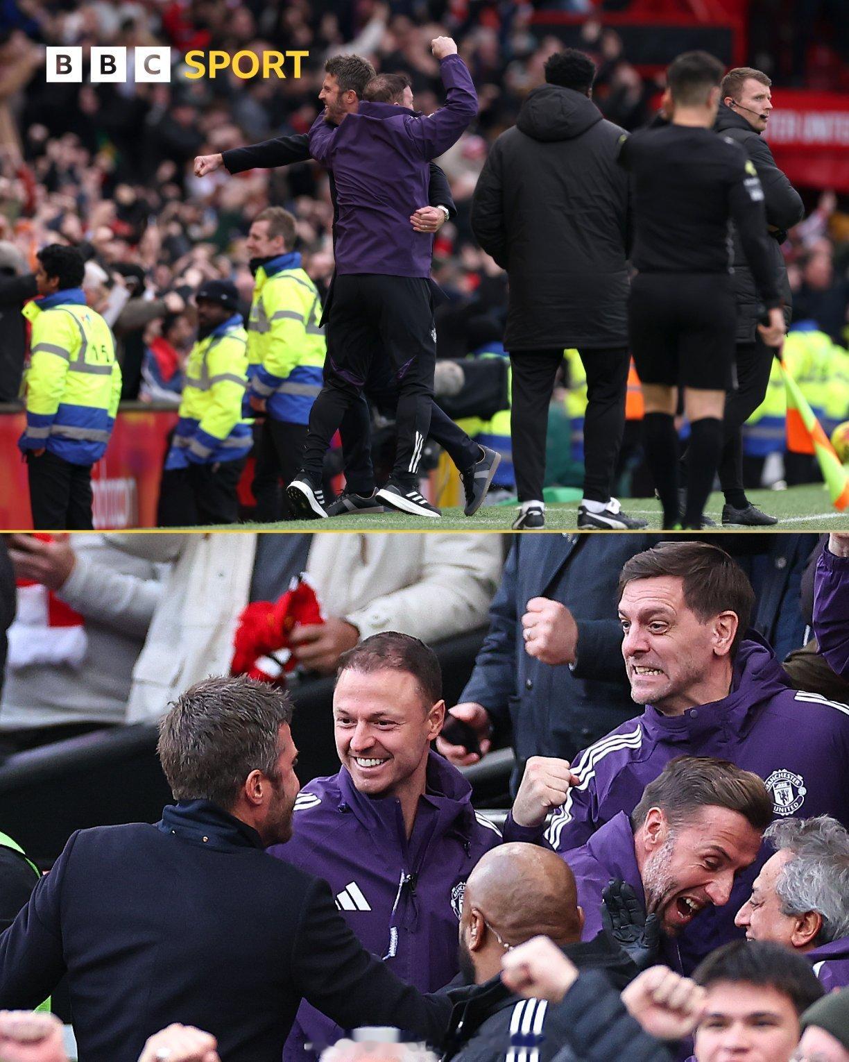 啊！看到埃文斯了队草 No 是有点秃头了吗？曼联vs曼城