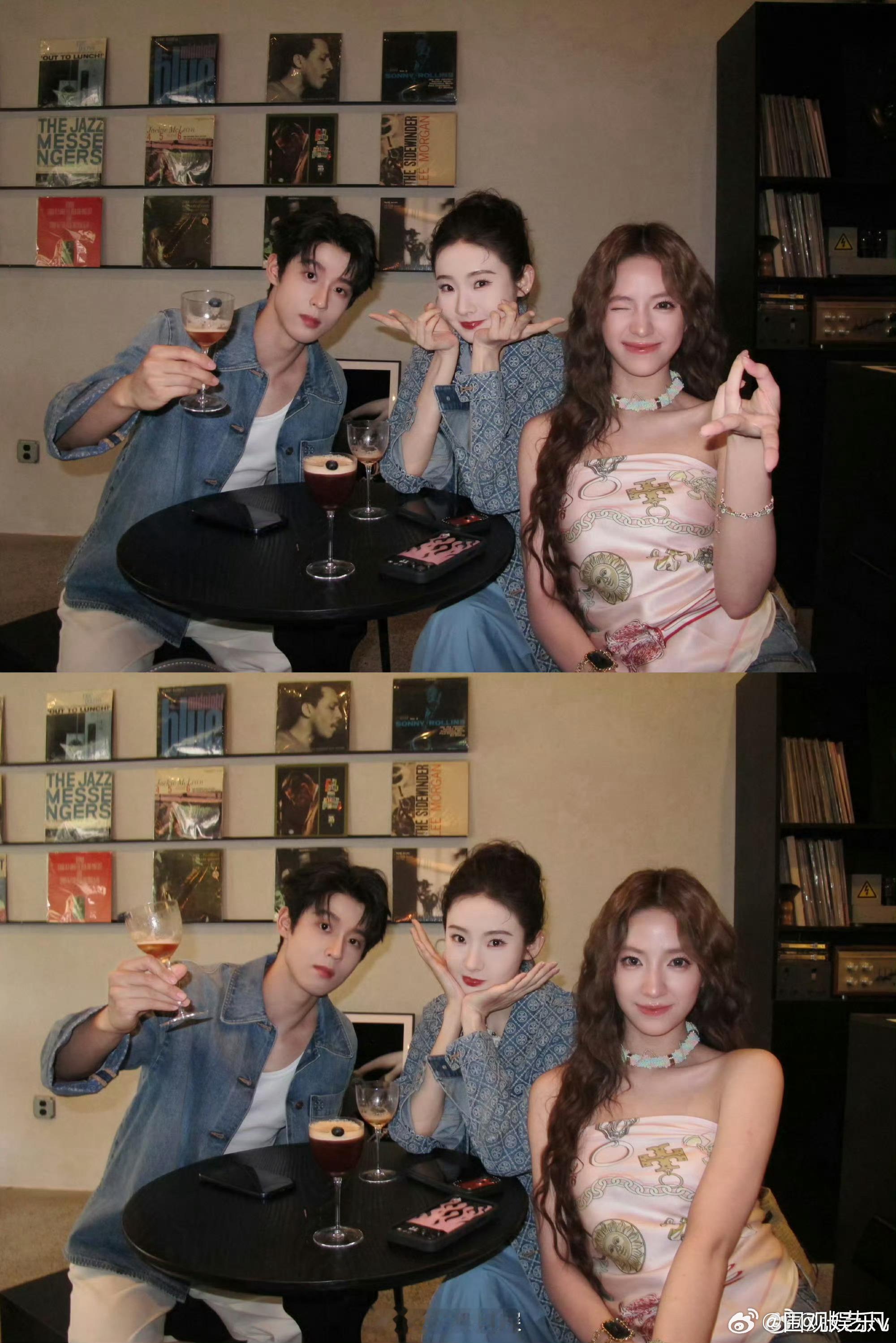 张艺凡海盐味的一天张艺凡孔雪儿同框合照张艺凡出席活动，海盐味的一天，和张艺凡同框