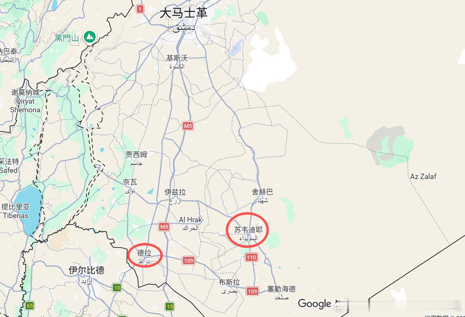 以色列装甲部队深入大马士革以南的叙利亚德拉省。这是继本月1日在叙利亚苏韦达西部外