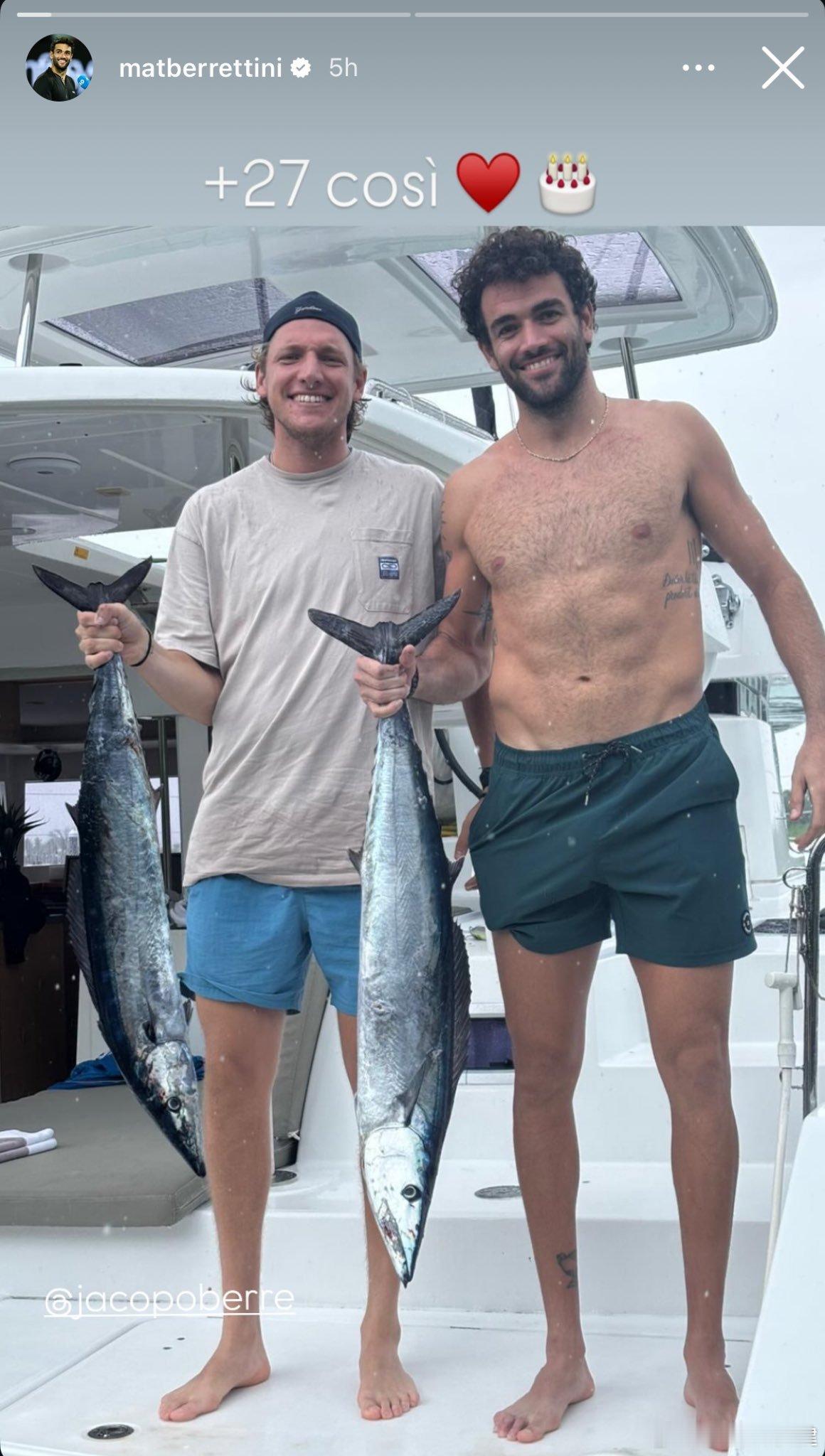 贝雷蒂尼去钓鱼，你们重点在？热点现场