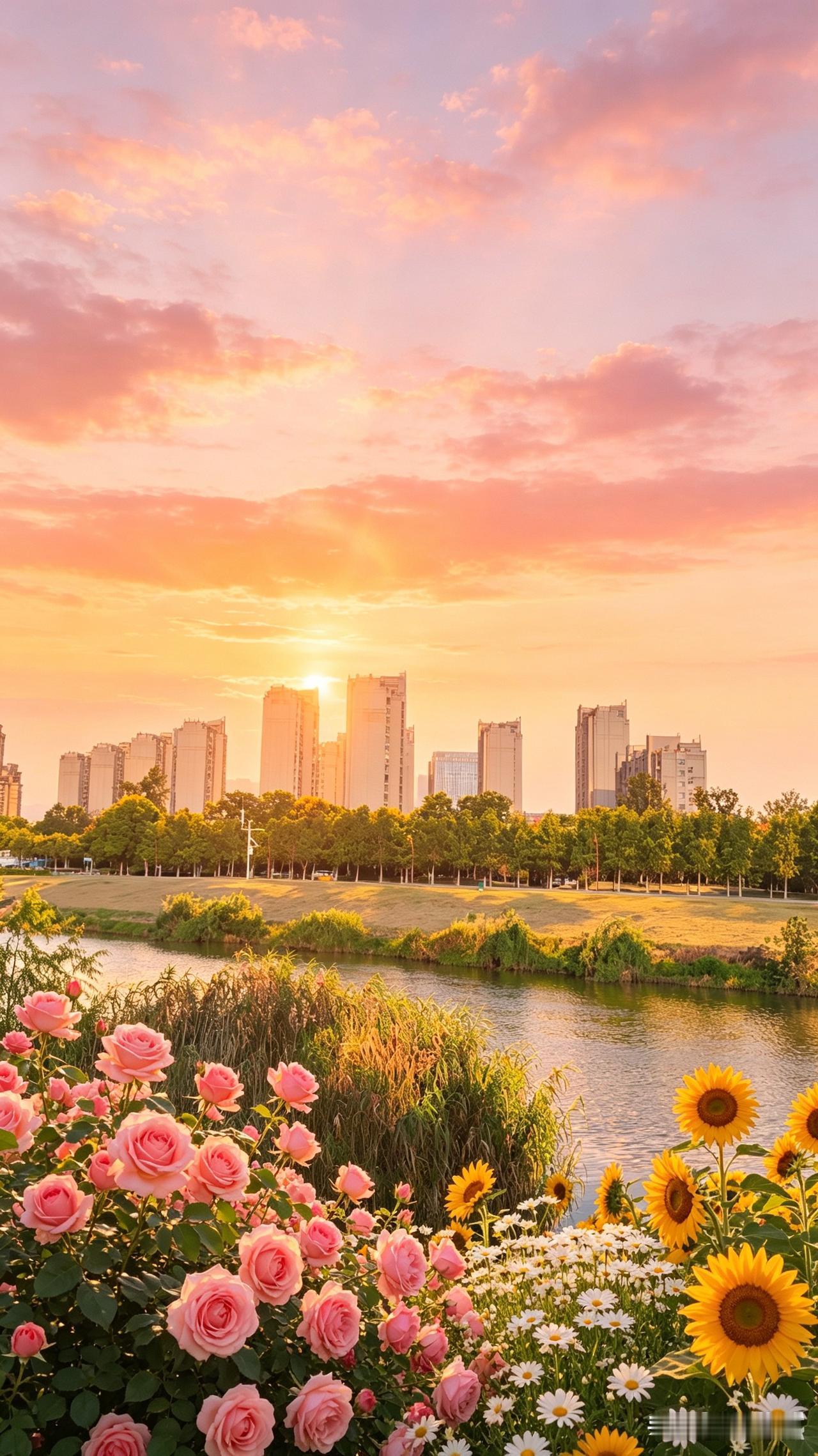 连着熬了快一个月的30℃+桑拿天，昨晚后半夜那阵急雨敲着窗户落下来，早上出门瞬间
