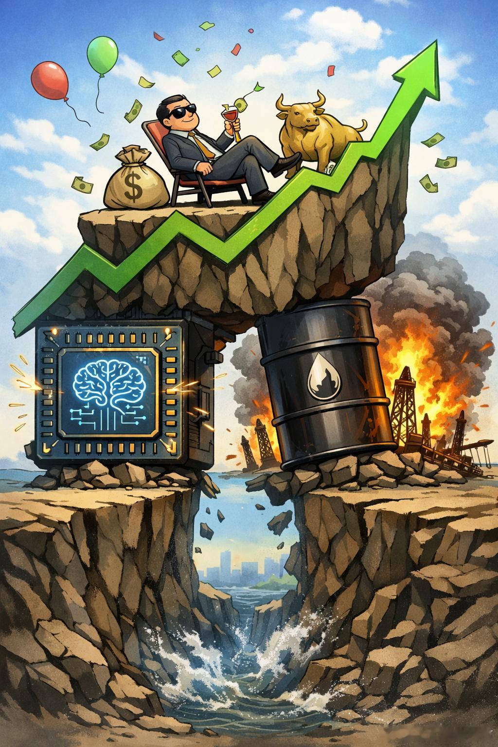 美股新高之下，真正该警惕的，是一场被“临时繁荣”包装出来的盈利幻觉这轮美股上涨，