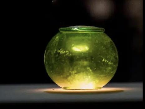 北京国家博物馆"李静训和她的时代"展，大量展品中，有24件李静训墓出土的玻璃品。