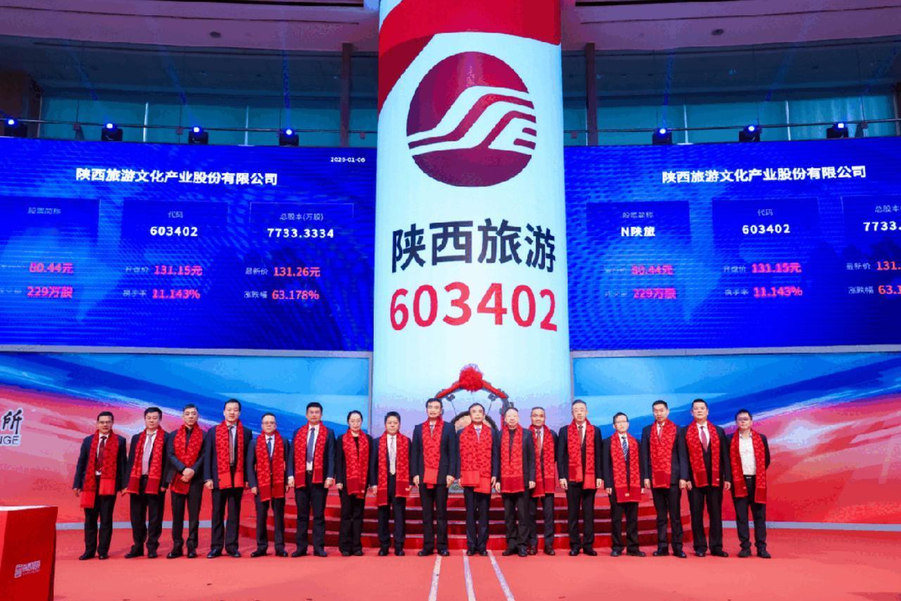 依托华清宫、华山、少华山等文旅资源，陕旅集团旗下平台陕西旅游正式登陆上交所主板，