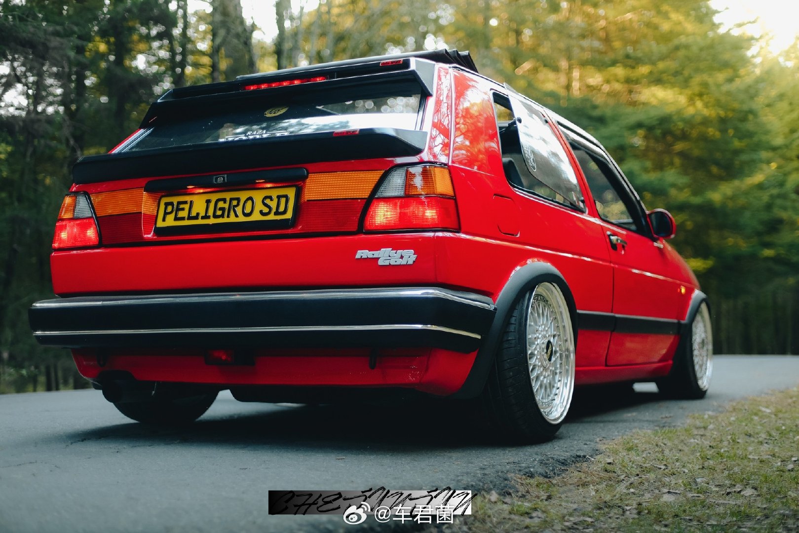 "两厢捷达"。• MKII Rallye Golf •我和汽车的日常 大v聊车