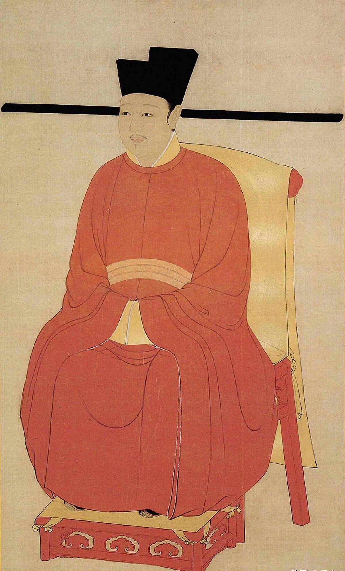 宋徽宗是宋神宗的儿子，排行第十一，他的生母陈氏出身不高，也非皇后。按理说宋徽宗排