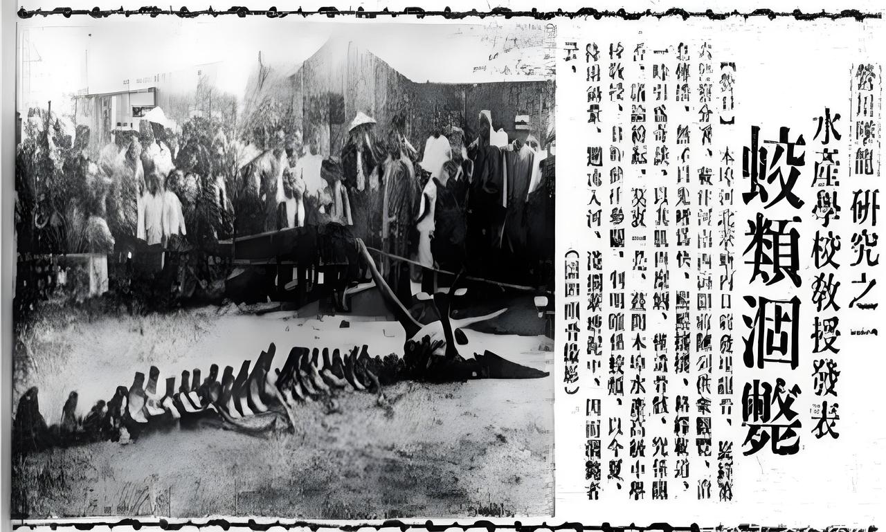 1934年7月，营口县传出一个炸裂消息，发现一条活着的龙！消息传开后，很多人赶去