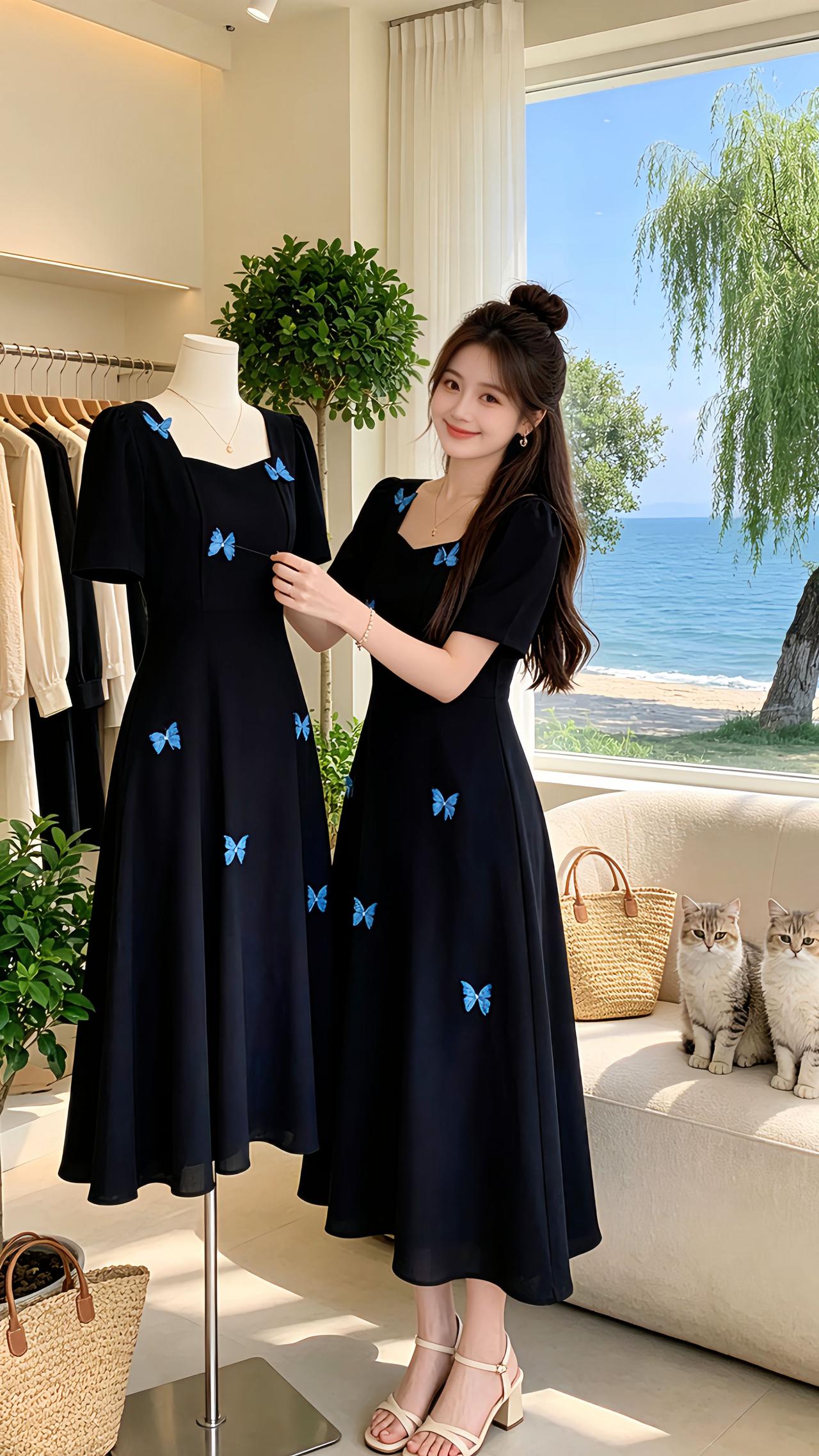 大码连衣裙 公主的100条连衣裙 胖瘦都能穿 少女感夏日ootd 胖mm穿搭