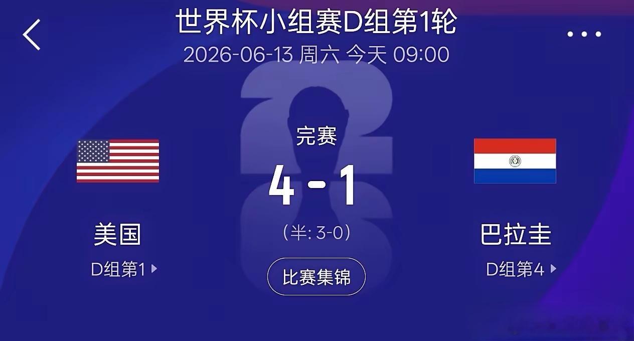 美国队这状态要夺冠？🏆想过美国队会赢，但没想到是这样一场完胜！要不是美国队及时