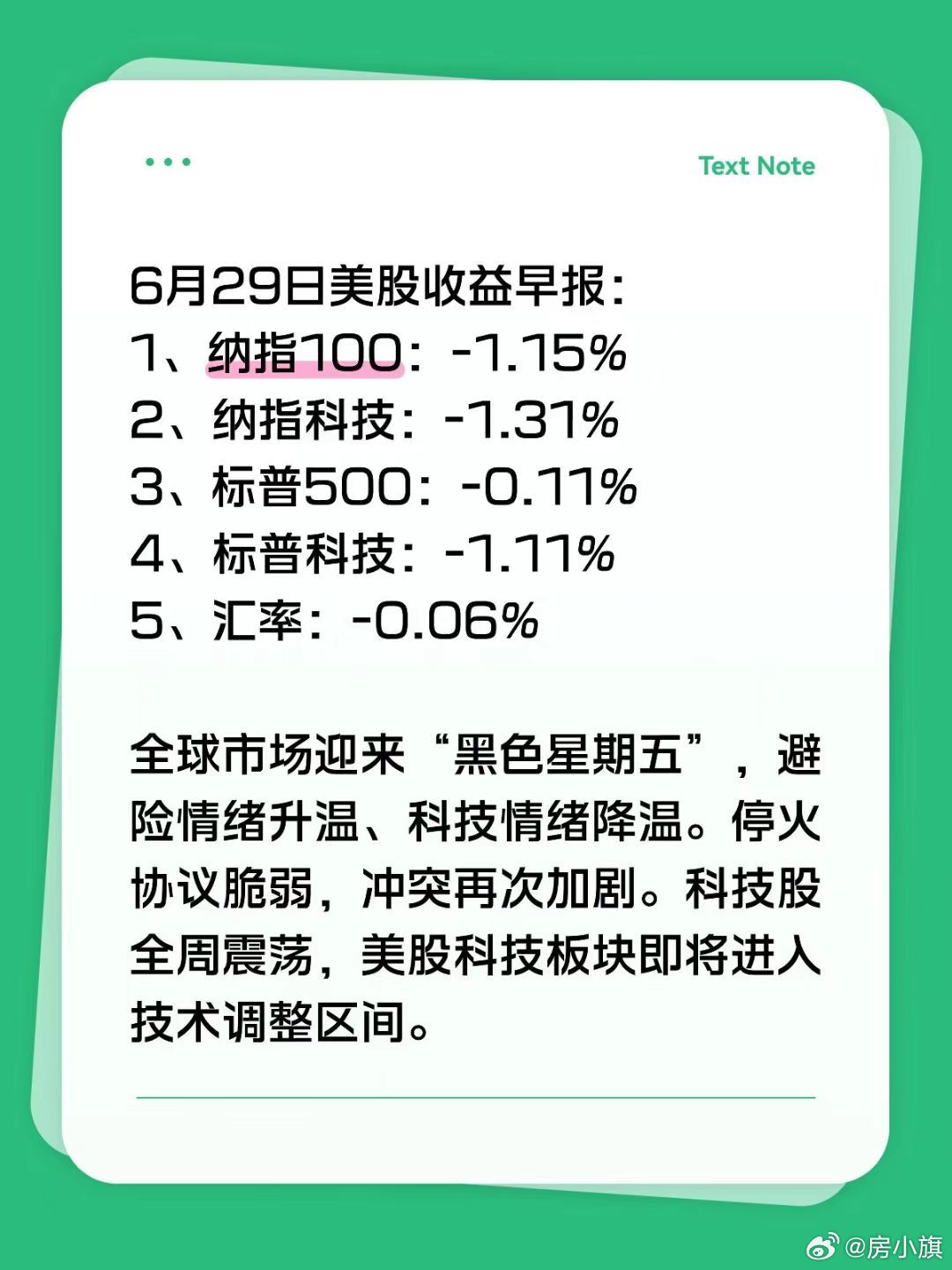美股要调整了？？ 