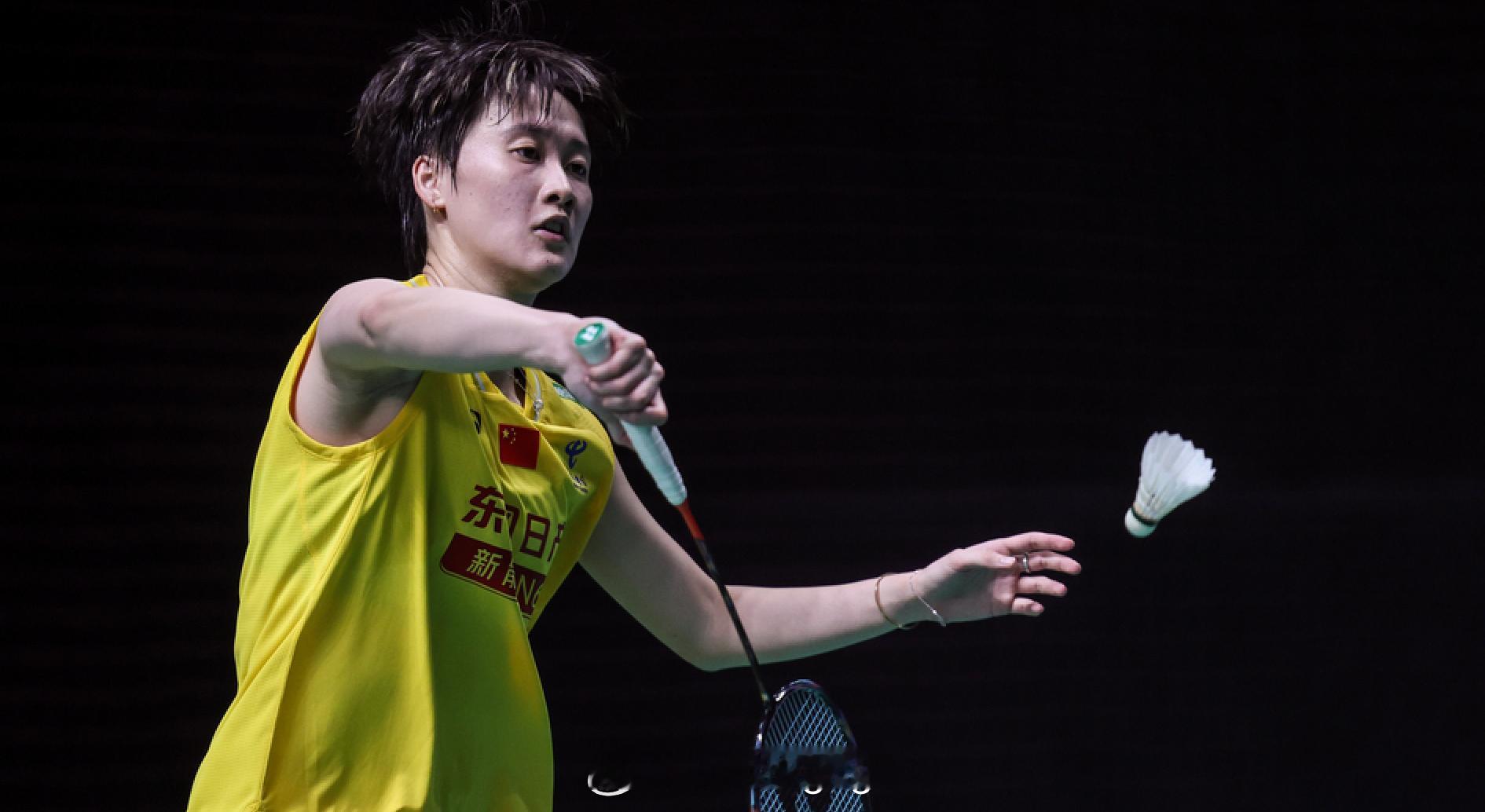 本周2026年泰国羽毛球公开赛 见识了黄色比赛服版本的陈雨菲