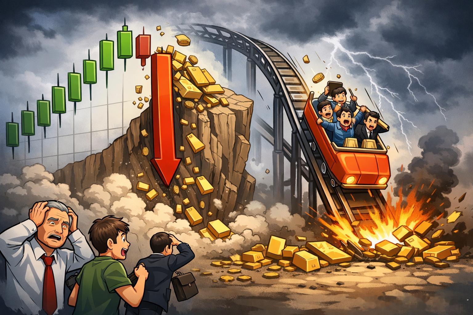 黄金这次为什么会“史诗级暴跌”？一口气涨到过热，回撤像雪崩一样快过去一段时间，黄