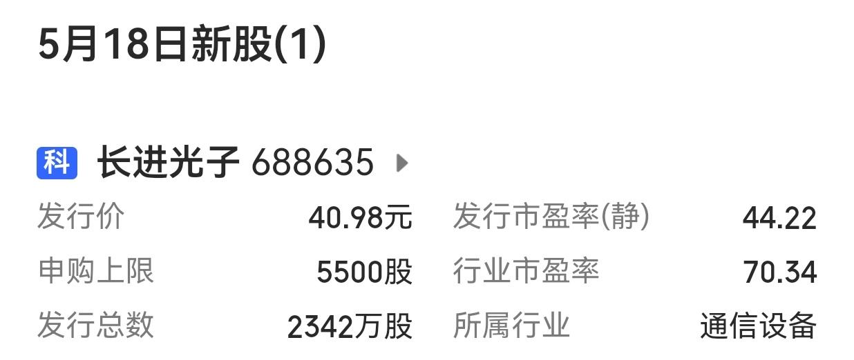 【下周A股市场有2只新股发行】

        下周(2026年5月18日至5