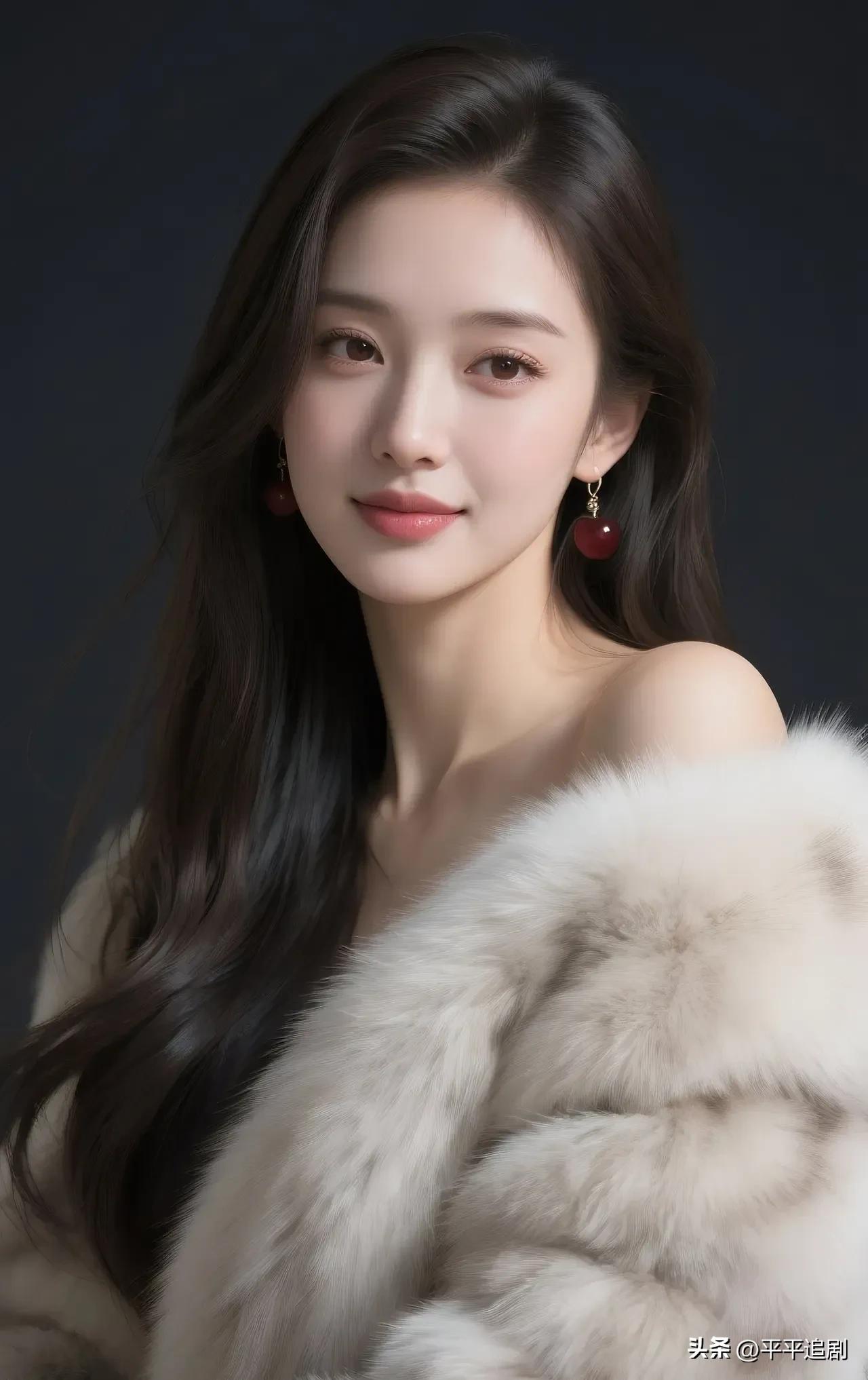 什么年龄段的女人最有女人味?
绒光裹身，红韵缀耳，温柔与贵气在眉眼间缓缓流淌。