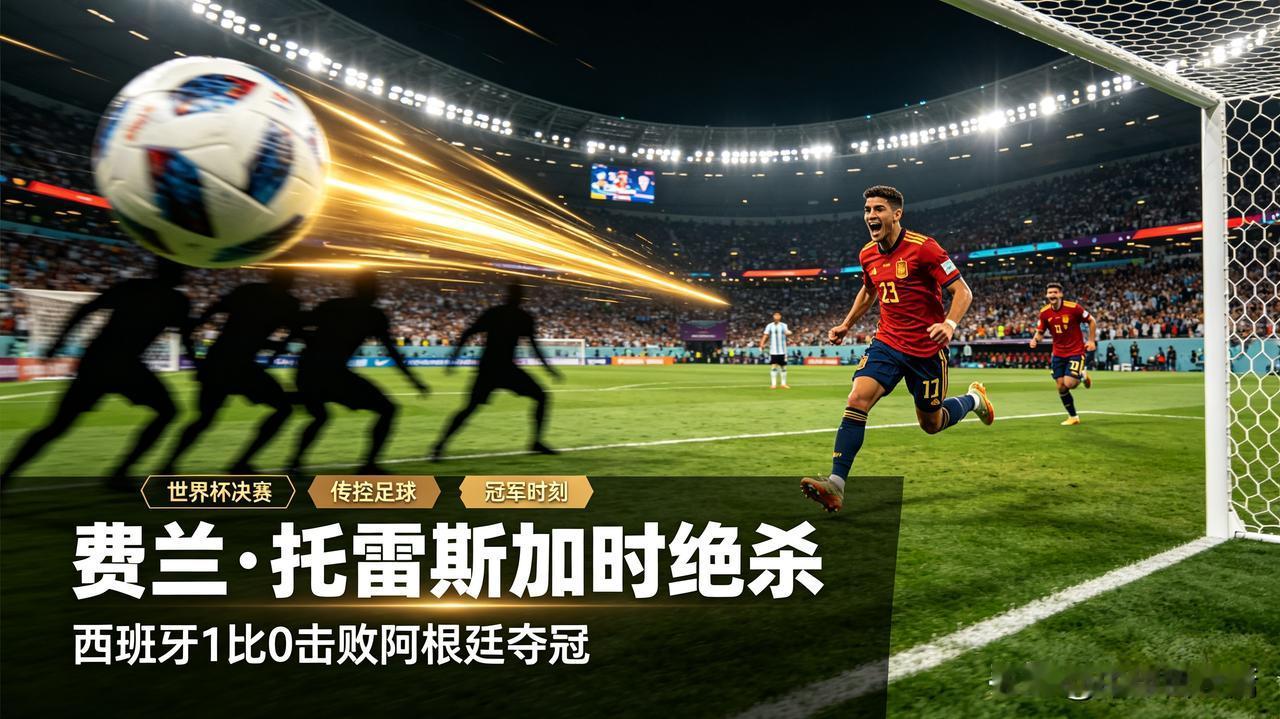 传控续写荣光，西班牙时隔十六年再登世界之巅
 
熬夜看完决赛，心中感慨万千。一百