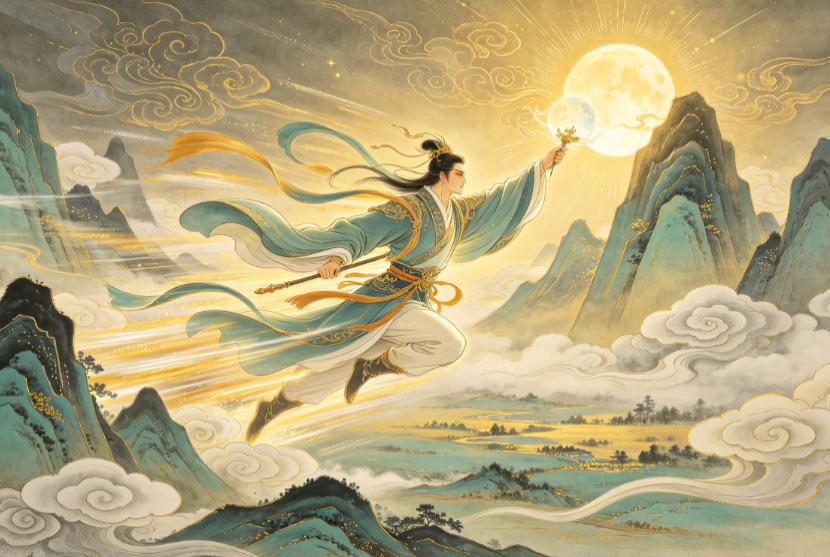 品读《山海经》598——《大荒东经》壑明俊疾
原文：
东荒之中，有山名曰壑明俊疾