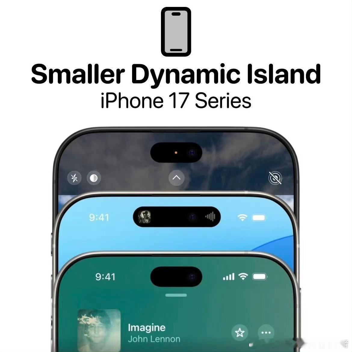 iPhone17Pro灵动岛或缩短25%iPhone 17 Pro系列的灵动岛可