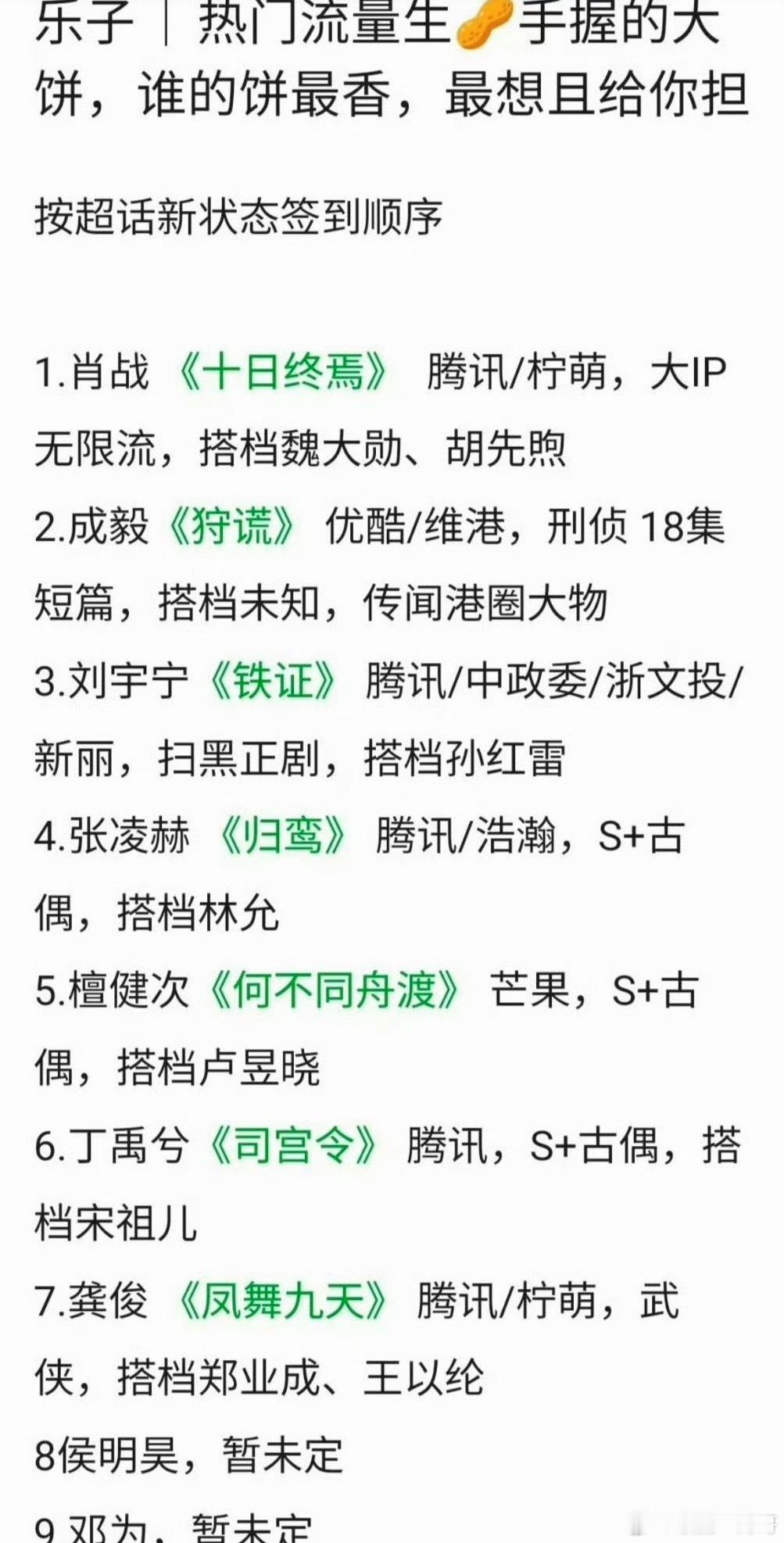 热门流量生们手握的大饼 