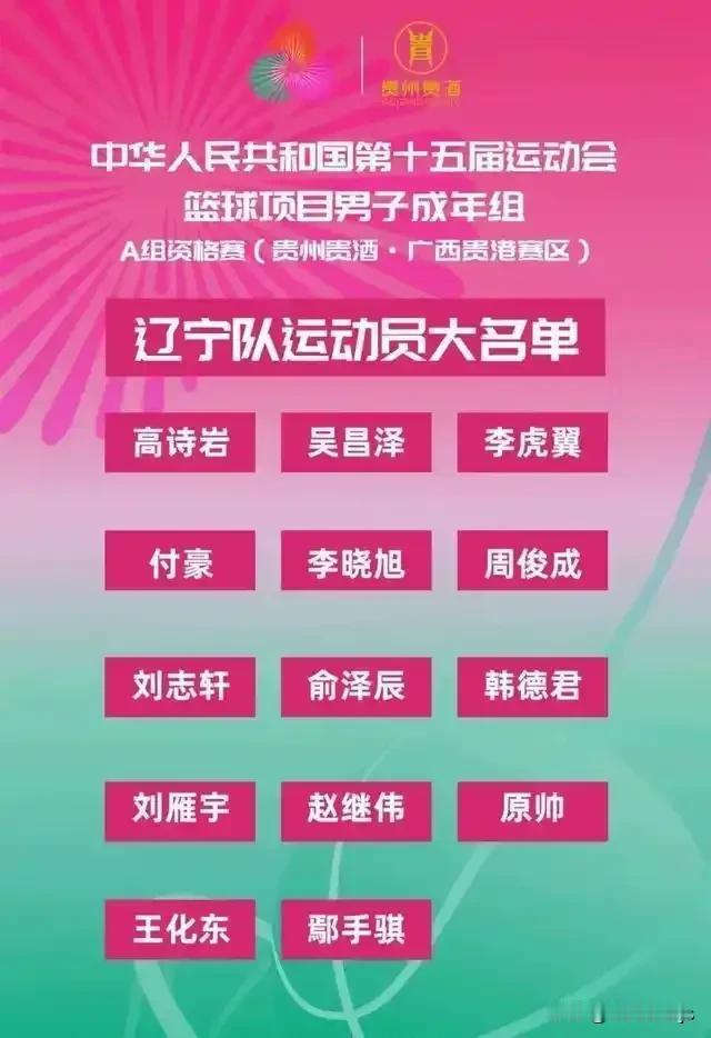 第15届运动会篮球项目男子成年组A组资格赛，辽宁队表现堪称惊艳，五战五胜直接“躺