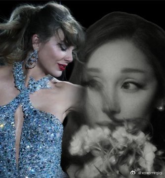 网友发现霉霉Taylor Swift单曲《Opalite》7寸黑胶，和Arian