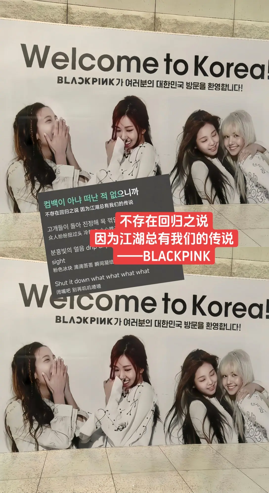 那就一人一句BLACKPINK回归顺利!