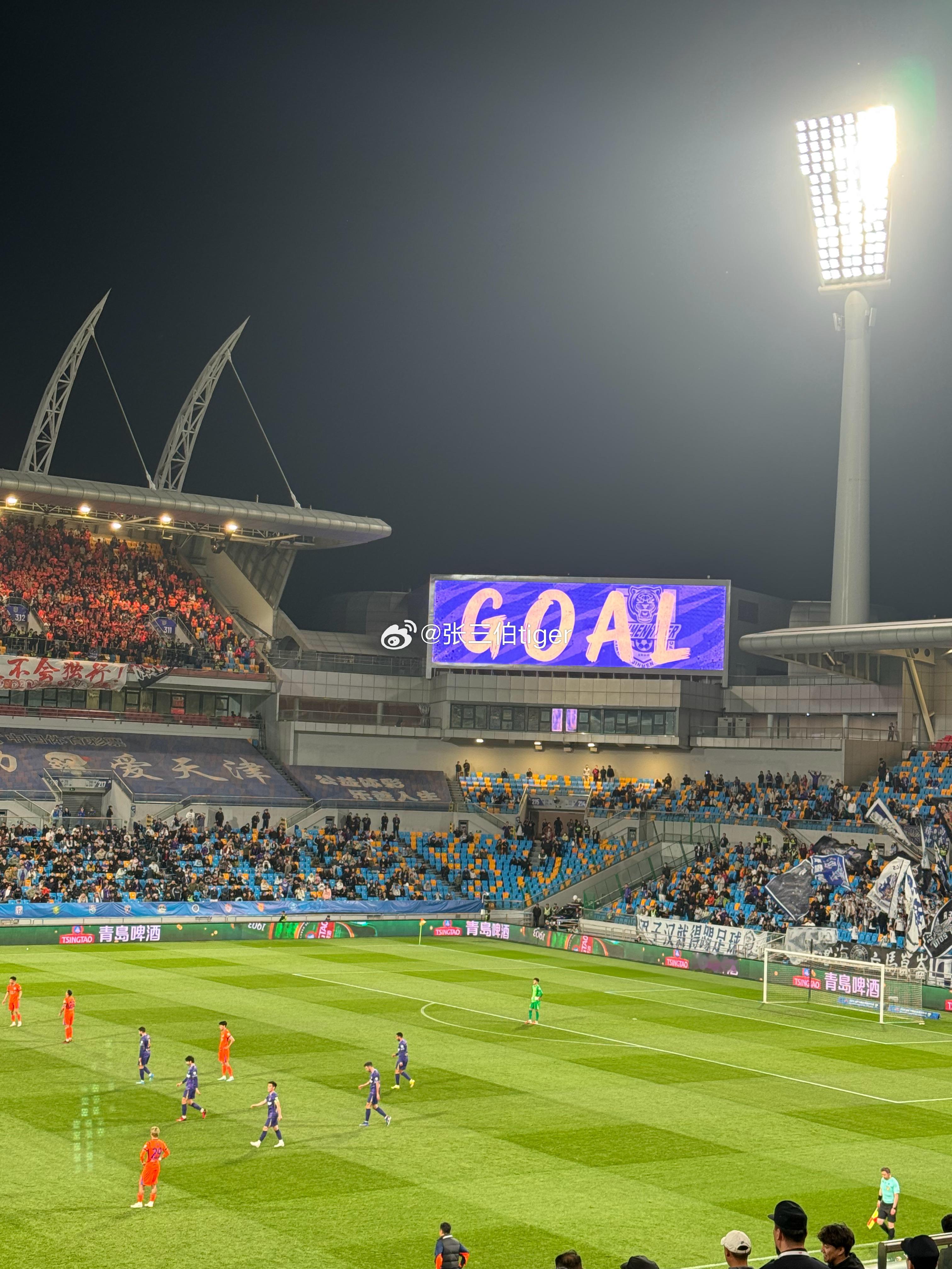 基莱斯太牛逼了！天津津门虎vs山东泰山为了天津永远进攻天津津门虎 天津·泰达足球