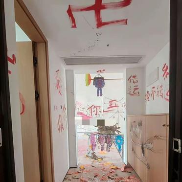 法拍房进去都是涂鸦，这谁敢买啊 ​​​