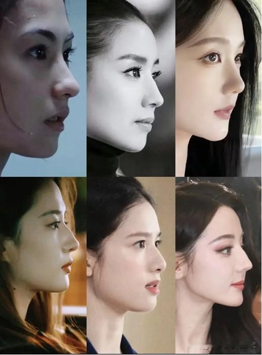 果然还是神仙姐姐漂亮些，她的这个侧颜太美了，辨识度极高。脸也保养得好，皮肤紧致又