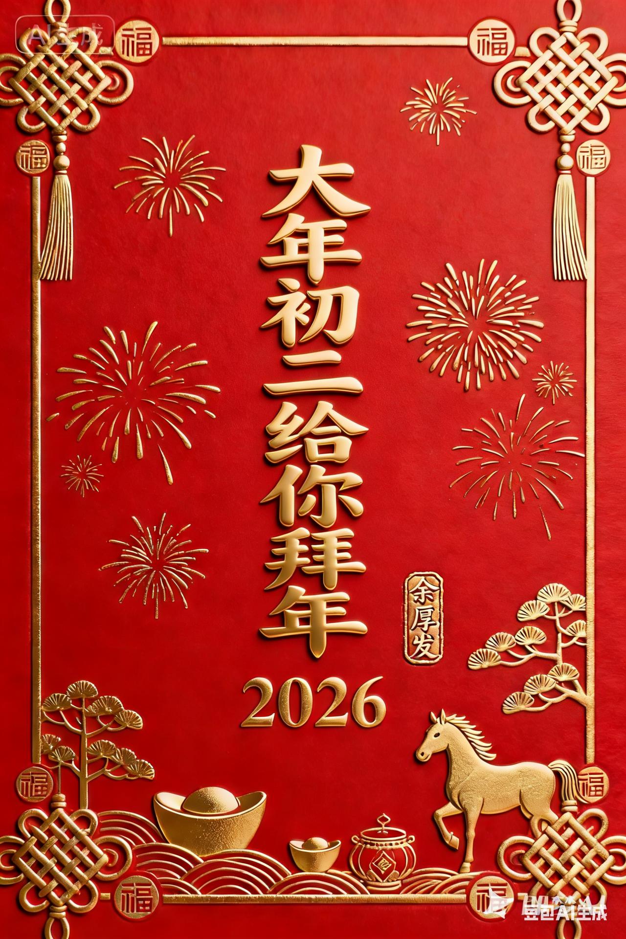 大年初二给你拜年