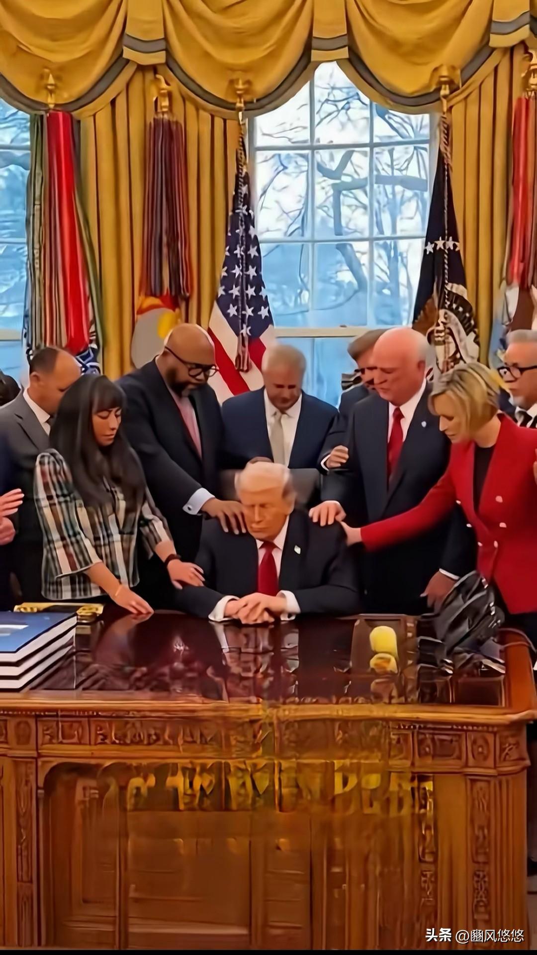 滑天下之大稽！一群神怪竟为邪恶撑腰，为超级帝国总统亲自挑起的侵略战争祈祷、做法事