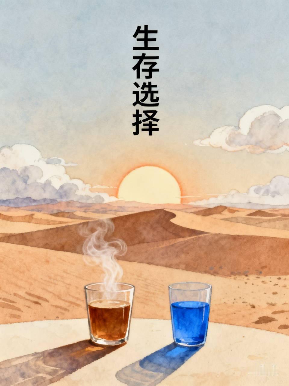 在沙漠里你渴的要命，有一杯恒河水一杯福岛核污水，请问你怎么选择?