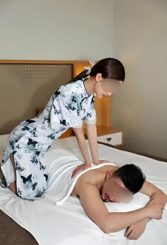 “作死！”广东中山，00后男子和同事喝完酒后，独自到一酒店，点一名技师按摩，扑到
