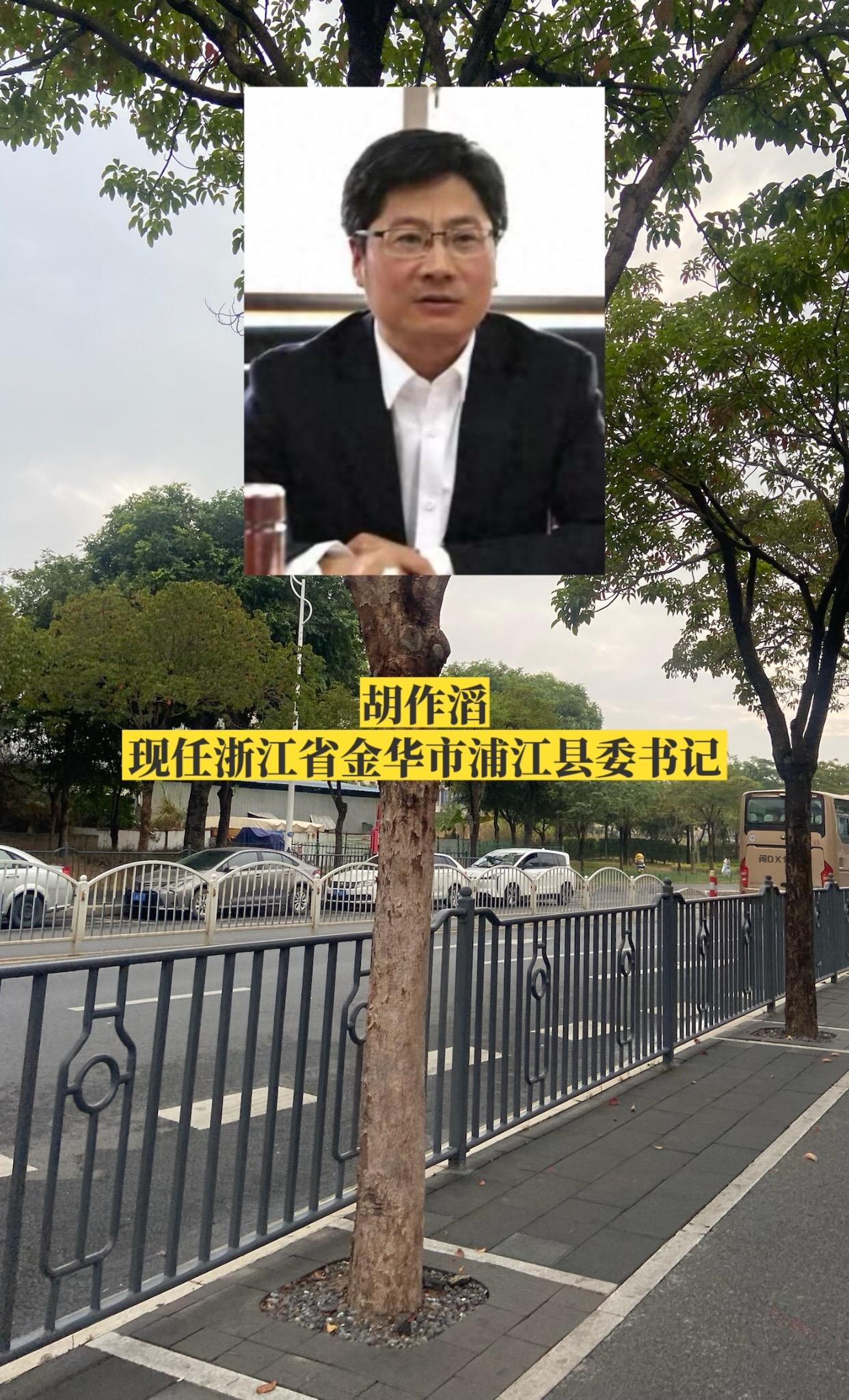 浙江金华市各区县书记。