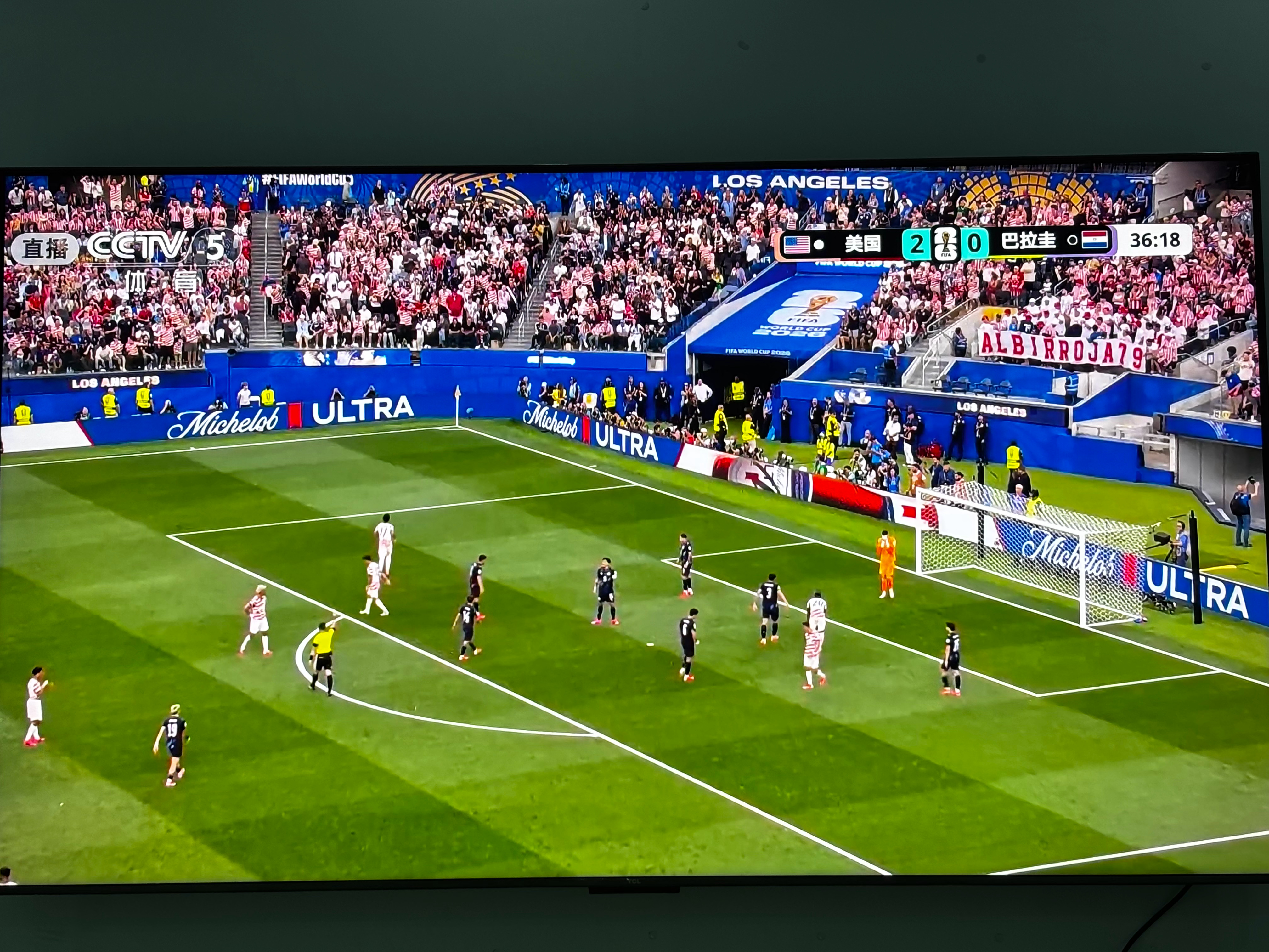 2-0咯 美国VS巴拉圭