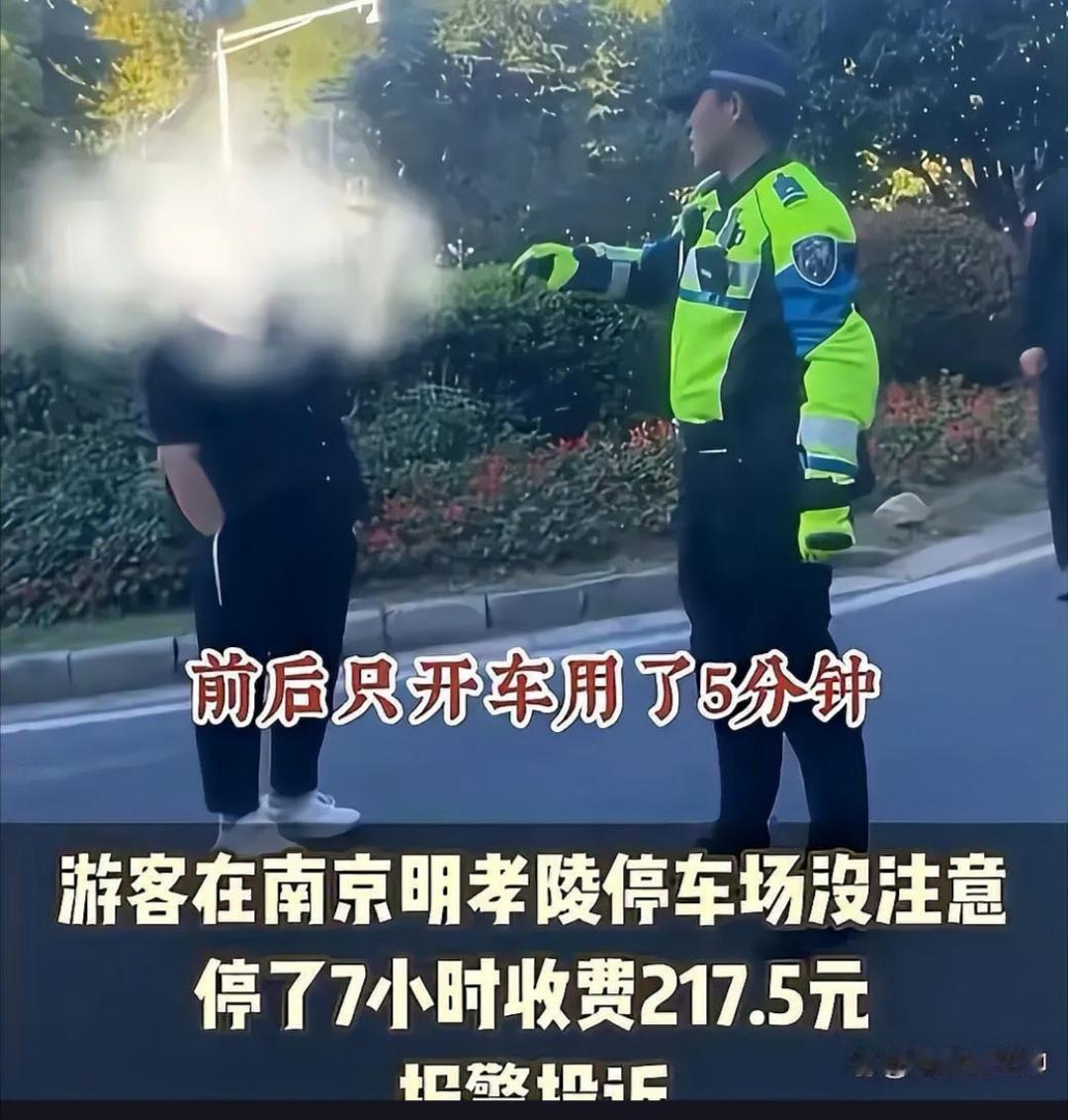 天价停车费再引争议：南京钟山风景区7小时收费217.5元背后暗藏什么？

这个国