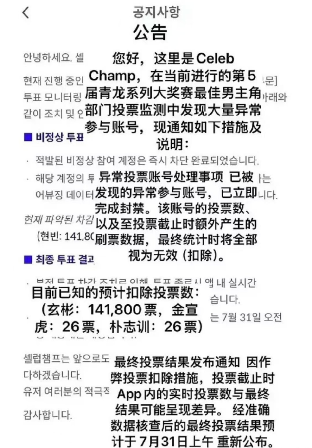 青龙奖通报玄彬投票作假玄彬青龙奖投票作假青龙奖通报玄彬投票作假 